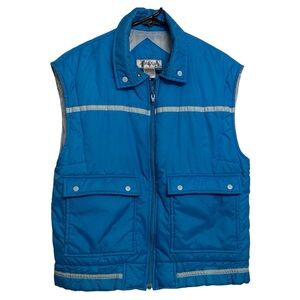 Abraxas Women’s Blue Vest – Size Small – Sleek Layering Piece